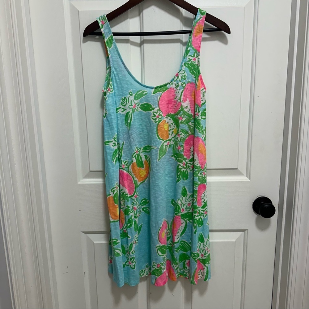Lilly Pulitzer Women's Carmel Tank Dress in Ocean Blue Size S